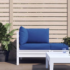 Palletkussen van oxford stof voor een frisse uitstraling in je buitenruimte - Blauw / 1 / Hoekbank - Stoelkussens