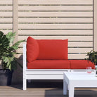 Palletkussen van oxford stof voor een frisse uitstraling in je buitenruimte - Rood / 1 / Hoekbank - Stoelkussens