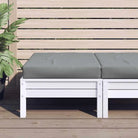 Palletkussen van oxford stof voor een frisse uitstraling in je buitenruimte - Grijs / 1 / Voetensteun - Stoelkussens