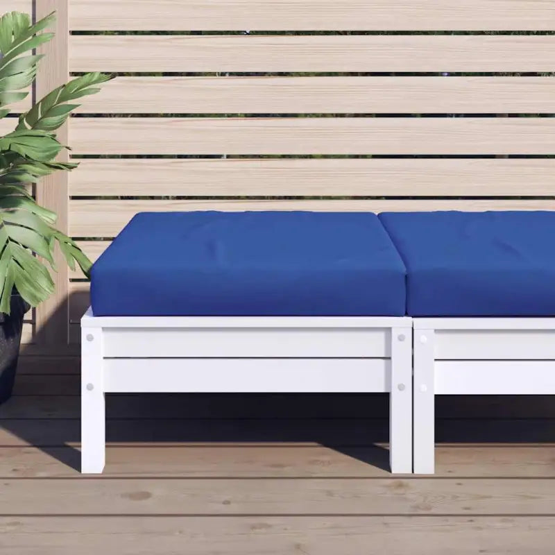 Palletkussen van oxford stof voor een frisse uitstraling in je buitenruimte - Blauw / 1 / Voetensteun - Stoelkussens