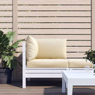 Palletkussen van oxford stof voor een frisse uitstraling in je buitenruimte - Beige / 1 / Hoekbank - Stoelkussens