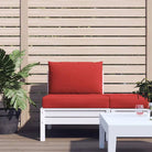 Palletkussen van oxford stof voor een frisse uitstraling in je buitenruimte - Rood / 1 / Middenbank - Stoelkussens