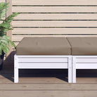 Palletkussen van oxford stof voor een frisse uitstraling in je buitenruimte - Taupe / 1 / Voetensteun - Stoelkussens