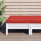 Palletkussen van oxford stof voor een frisse uitstraling in je buitenruimte - Rood / 1 / Voetensteun - Stoelkussens