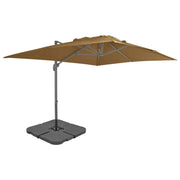 Parasol met draagbare voet en UV-bestendig doek voor optimale bescherming - Parasols en zonneschermen