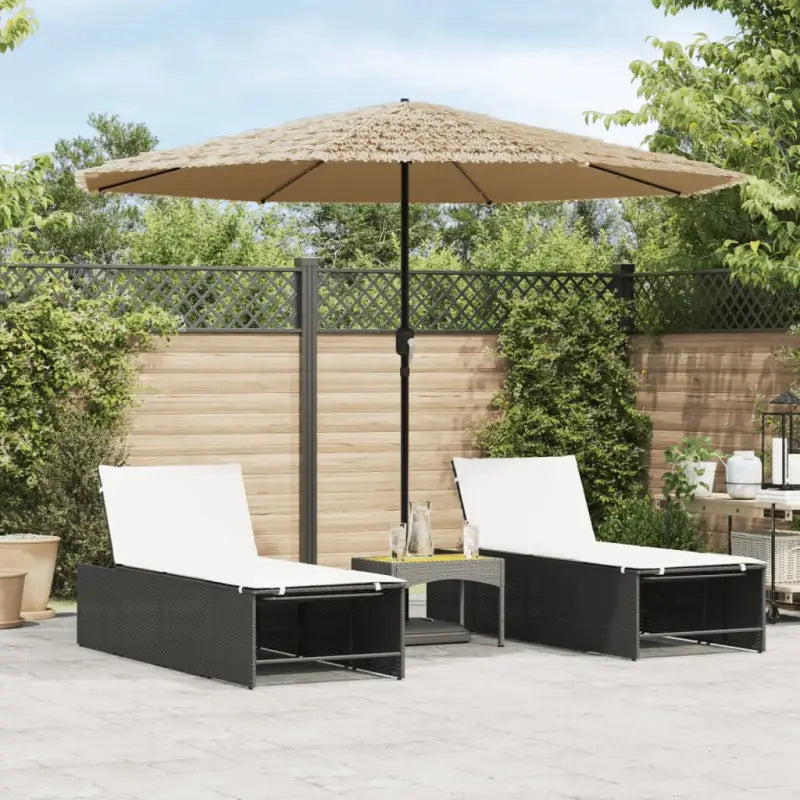 Parasols met LED’s voor schaduw en UV-bescherming tijdens open vuur - 324 x 324 x 247 cm / 1 - Parasols en zonneschermen