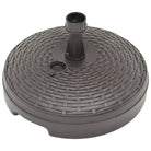 Parasolvoet met rattan patroon gevuld met zand of water voor stabiliteit - Parasolvoeten