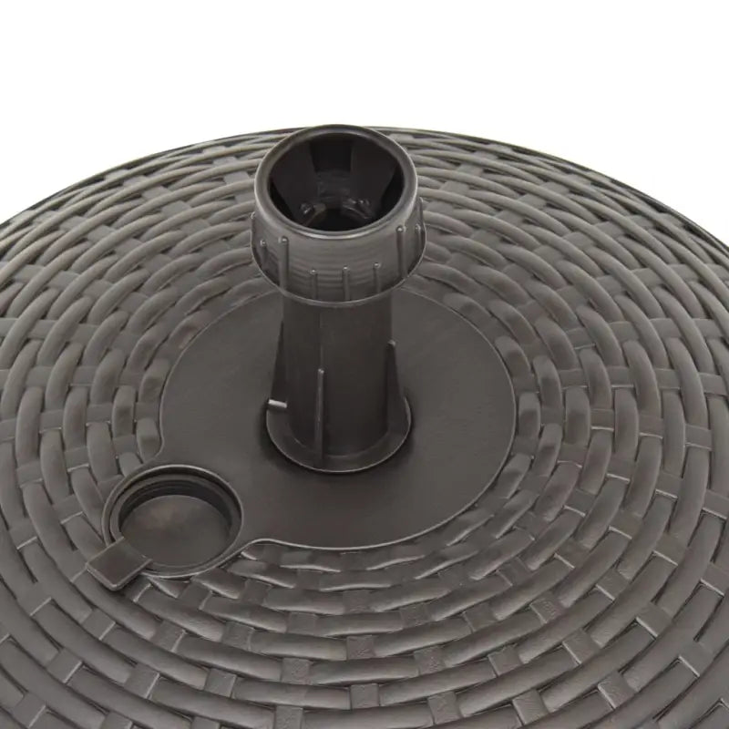 Parasolvoet met rattan patroon gevuld met zand of water voor stabiliteit - Parasolvoeten