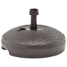 Parasolvoet met rattan patroon gevuld met zand of water voor stabiliteit - Parasolvoeten