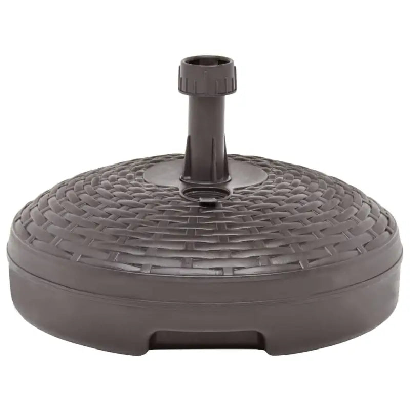 Parasolvoet met rattan patroon gevuld met zand of water voor stabiliteit - Parasolvoeten