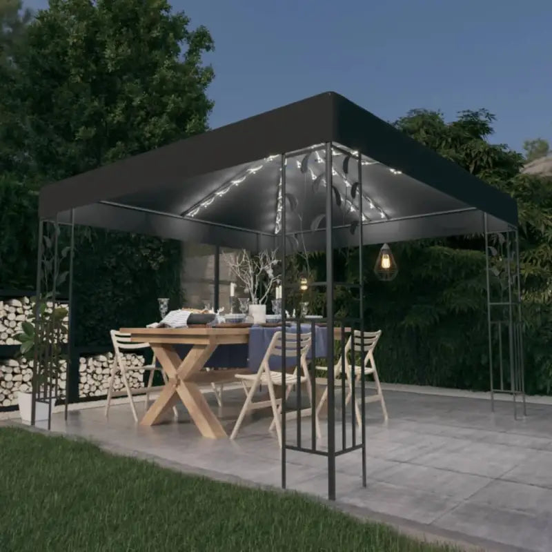 Partytent en prieël voor schaduw en privacy in de tuin - Antraciet / 1 - Partytenten & prieëlen