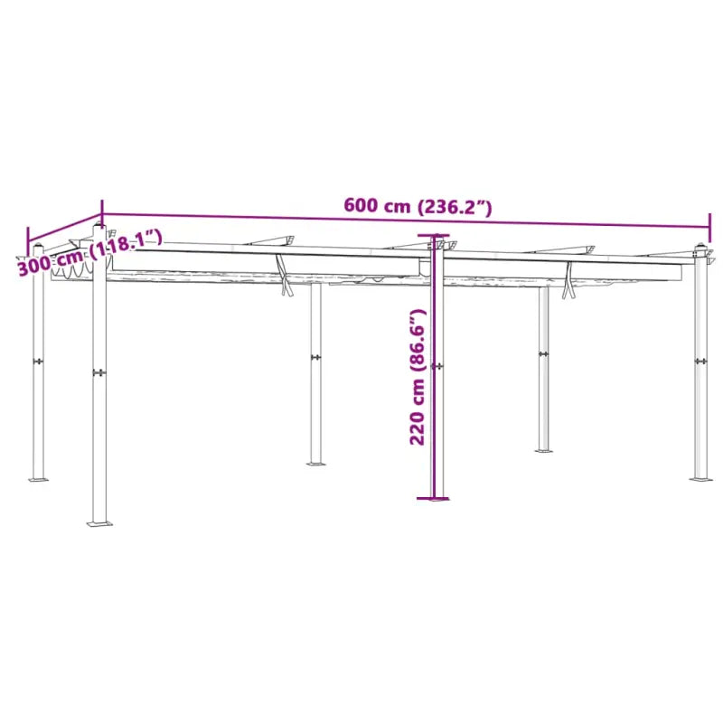 Partytent met uittrekbaar dak voor ultiem tuinplezier - Partytenten & prieëlen