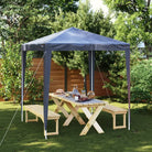 Partytent voor tuinfeesten en buitengebruik - Blauw / 2 x 2 m / 1 - Partytenten & prieëlen