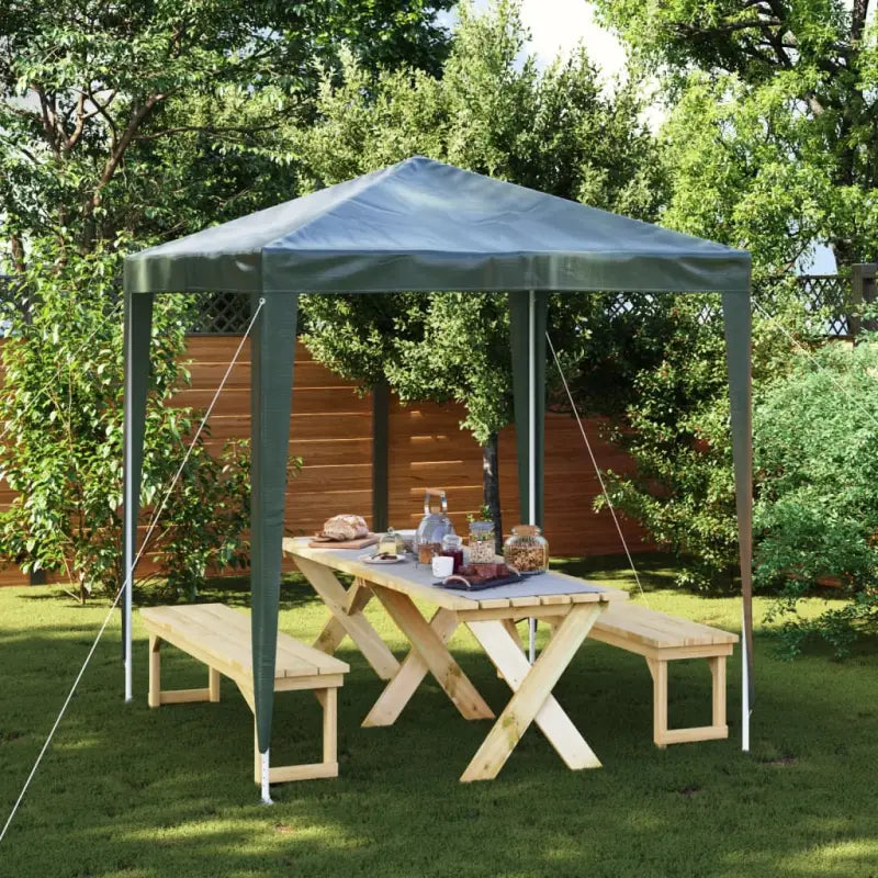 Partytent voor tuinfeesten en buitengebruik - Groen / 2 x 2 m / 1 - Partytenten & prieëlen