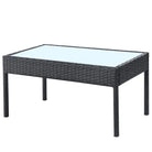 PE-rattan tuinmeubelset met brede en diepe zittingen voor stijlvolle tuinen - Tuinsets