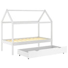Peuter- en kinderbed met lade van massief grenenhout in boomhutstijl - Peuter- & kinderbedden