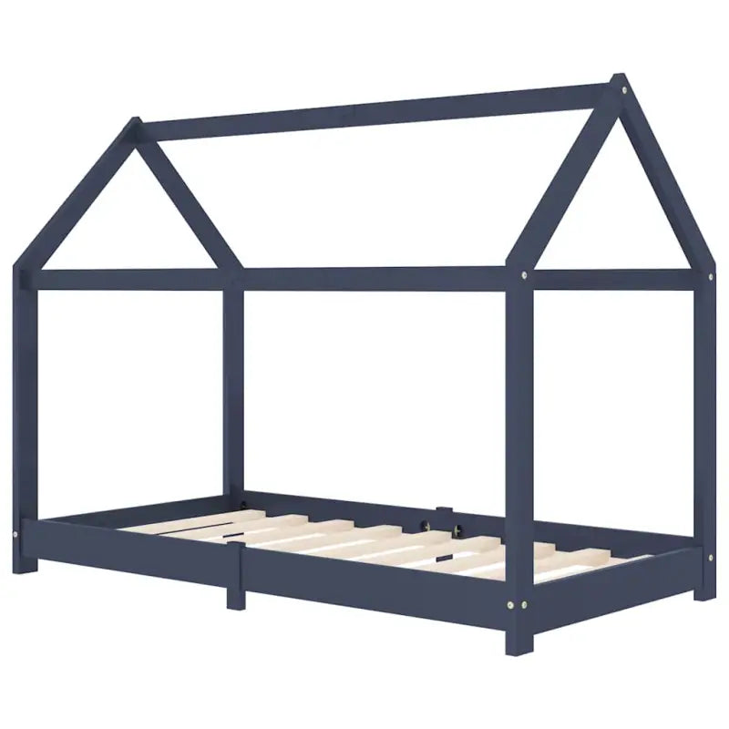 Peuter- en kinderbed met massief grenenhout en boomhut-stijl - Peuter- & kinderbedden