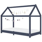 Peuter- en kinderbed met massief grenenhout en boomhut-stijl - Peuter- & kinderbedden
