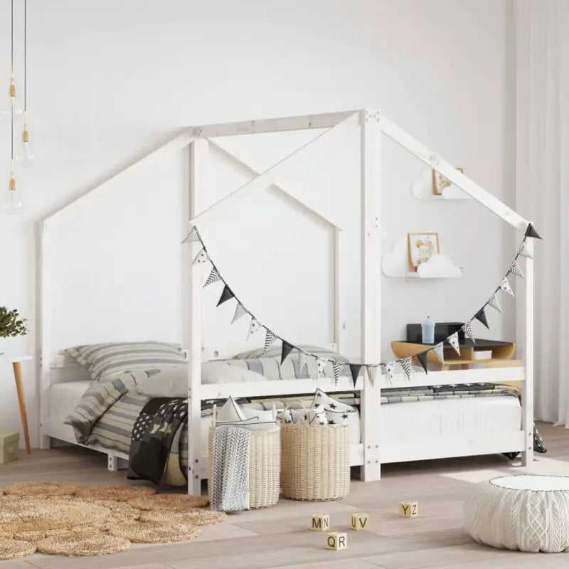 Peuter en kinderbed met massief grenenhout voor een gezellige slaapkamer - Peuter- & kinderbedden