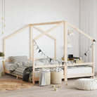 Peuter en kinderbed met massief grenenhout voor een gezellige slaapkamer - Naturel / 2 x (90 x 200) cm - Peuter- &