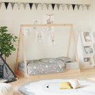 Peuter- En Kinderbed Met Massief Grenenhout Voor Een Knus Thema - Naturel / 70 x 140 cm - Peuter- & kinderbedden