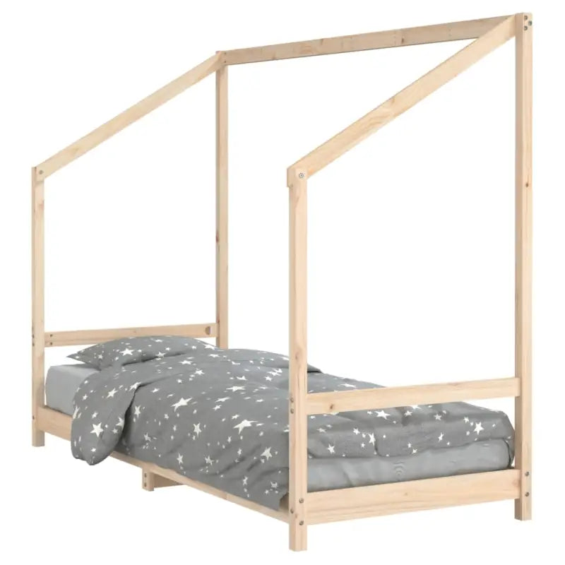 Peuter en Kinderbed met massief grenenhout voor een natuurlijke slaapkamer - Peuter- & kinderbedden