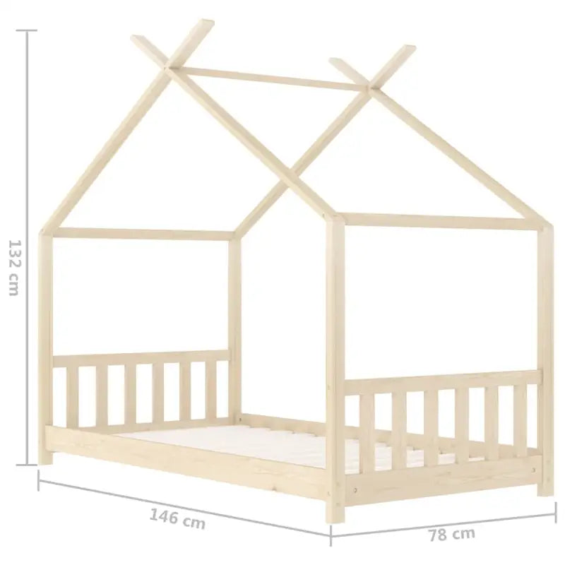 Peuter- en kinderbedden met massief grenenhout voor kinderen jonger - Peuter- & kinderbedden