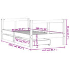 Peuter- en kinderbedden van massief grenenhout met tijdloos design - Peuter- & kinderbedden