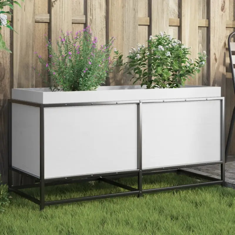 Plantenbak biedt duurzaamheid met massief grenenhout voor tuin of balkon - Bloempotten & plantenbakken