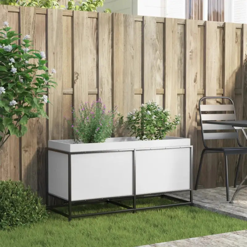Plantenbak biedt duurzaamheid met massief grenenhout voor tuin of balkon - Bloempotten & plantenbakken