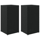 Plantenbakken van poly rattan met nonwoven zak voor buitengebruik - Bloempotten & plantenbakken