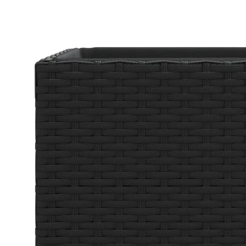 Plantenbakken van poly rattan met nonwoven zak voor buitengebruik - Bloempotten & plantenbakken