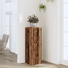 Plantenstandaard van bewerkt hout voor andere decoraties en eenvoudig schoon houden - Oud hout / 1 - Plantenstandaarden