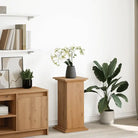 Plantenstandaarden van bewerkt hout in gerookt eiken met opbergruimte - artisanaal eikenkleurig / 31 x 30 x 60 cm / 1