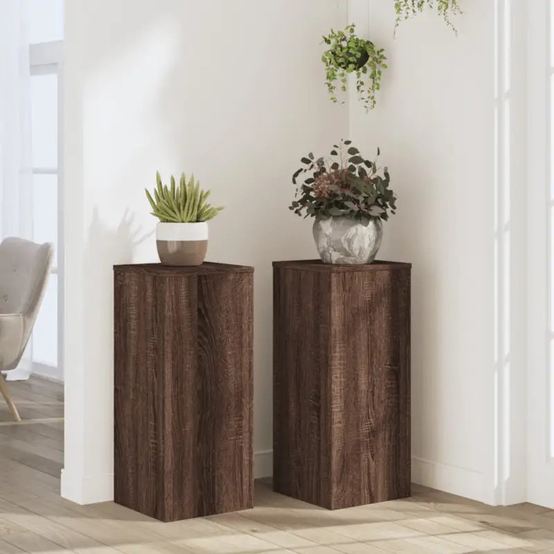 Plantenstandaarden van bewerkt hout voor planten en andere decoraties - Plantenstandaarden
