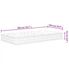 Pocketveringmatras voor een comfortabele en ademende slaapervaring - 100 x 200 cm / 1 - Matrassen