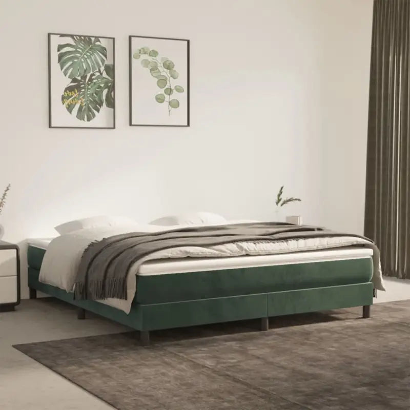 Pocketveringmatras voor een rustgevende en comfortabele nachtrust - Donkergroen / 160 x 200 cm / 1 - Matrassen