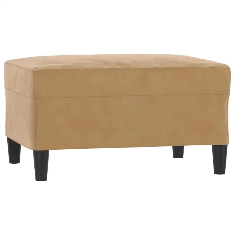 Poefs Comfortabele Fluwelen Voetenbank voor een Modern Interieur - Poefs
