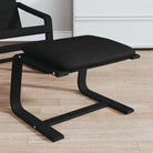 Poefs met massief berkenhout voor een modern en duurzaam interieur - Zwart / 1 - Poefs