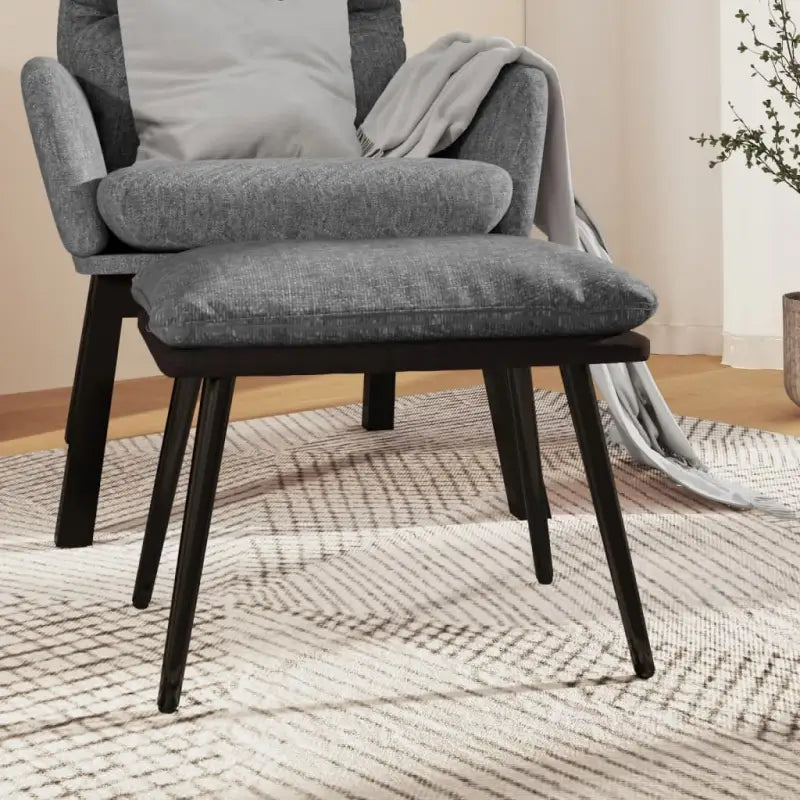 Poefs met metalen poten voor een modern en comfortabel interieur - Lichtgrijs / 1 - Poefs