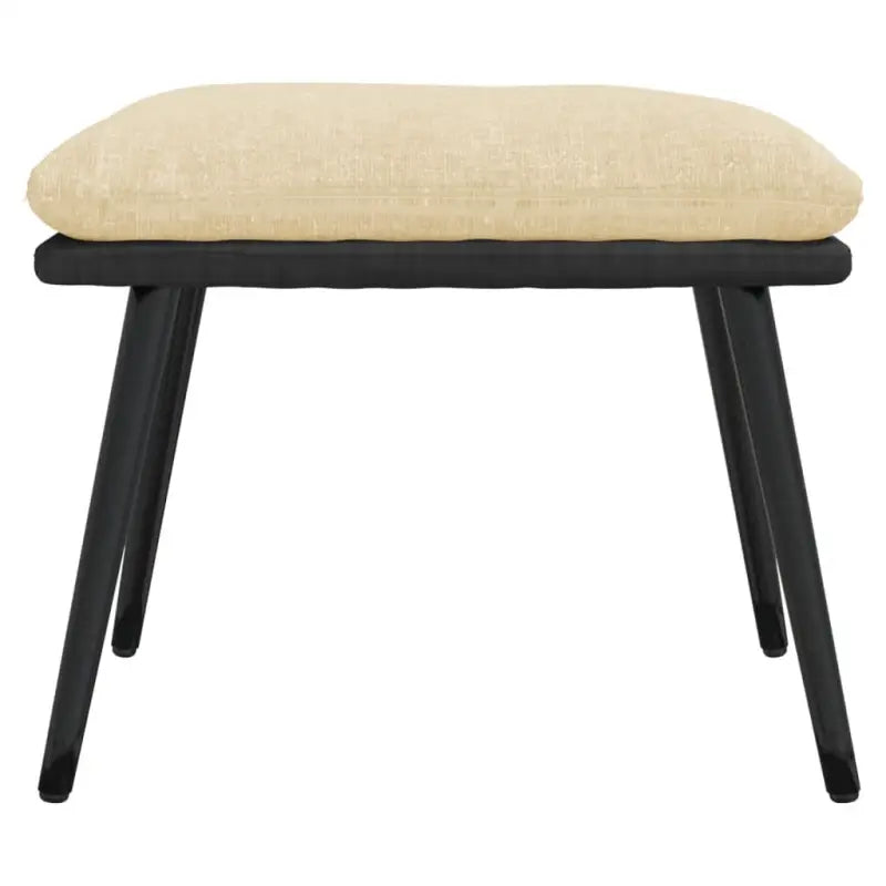 Poefs met metalen poten voor een modern en comfortabel interieur - Poefs