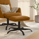 Poefs met metalen poten voor een modern en luxe interieur - Bruin / 1 - Poefs