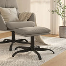 Poefs met metalen poten voor een modern en luxe interieur - Lichtgrijs / 1 - Poefs