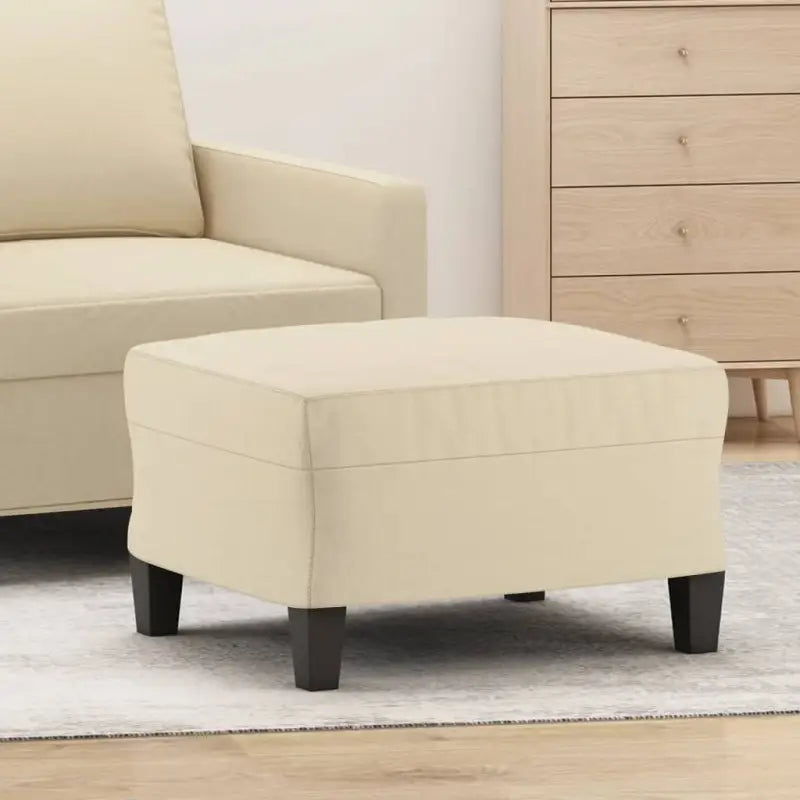 Poefs voor een modern en comfortabel interieur - Crème / 60 x 50 x 41 cm / 1 - Poefs