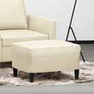 Poefs voor een modern en comfortabel interieur - Crème / 60 x 50 x 41 cm / 1 - Poefs