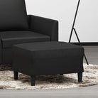 Poefs voor een modern en comfortabel interieur - Zwart / 60 x 50 x 41 cm / 1 - Poefs