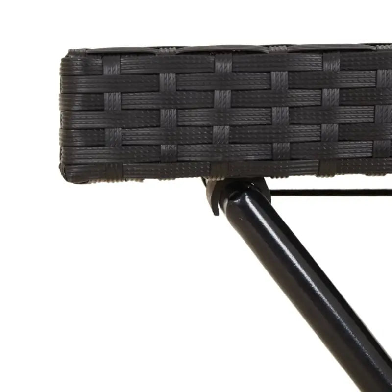 Poly Rattan Inklapbare Tuintafel voor Buitenplezier - Tuintafels