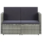 Poly rattan loungebank voor tuin en terrasâ stijlvol en waterbestendig - Loungebanken
