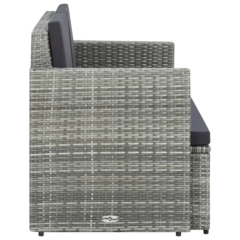 Poly rattan loungebank voor tuin en terrasâ stijlvol en waterbestendig - Loungebanken