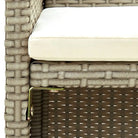 Poly rattan loungebank voor tuin of terras levering bevat stijlvolle zitplek - Loungebanken
